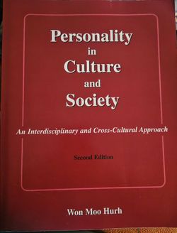 Personality in Culture and Society Textbook