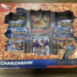 Pokémon TCG: Charizard ex Premium Collection Box - 6 Packs