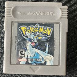 Pokemon Silver Version Nintendo Game Boy Color, Authentic