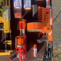 Nerf Guns  Excellent Condition.  