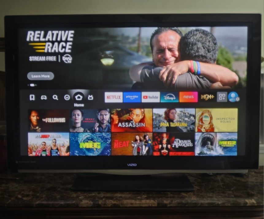 50 Inch Vizio TV and remote