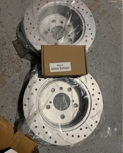 2012-2017 Toyota Camry  Rear Brakes Rotors and Ceramic Pads
