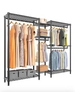 Clothing Rack & Organizer Shelf