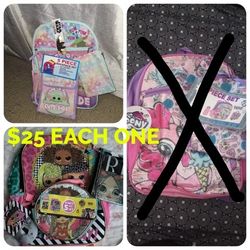 BABY YODA OR LOL SURPRISE 5 PIECE BACKPACK SET 👆PRICE IS FOR EACH👆
