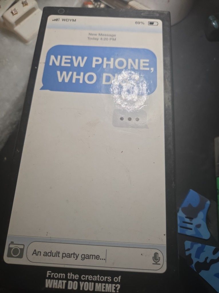 New phone who Dis game