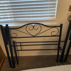 Twin Bed Frame with Box spring