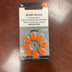 Hearing Aid Batteries Number 13