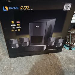 Kivian 1500W Surround Sound Speakers