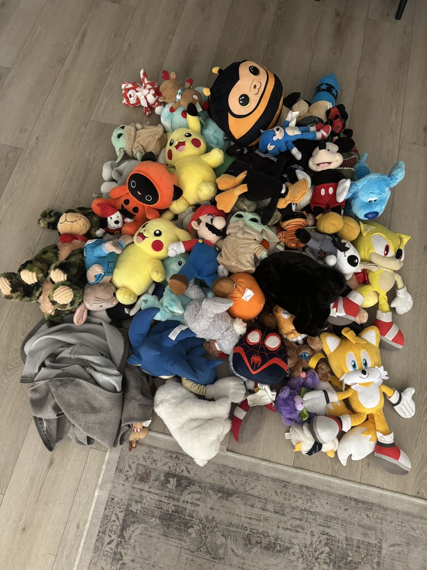 Stuffed Animals Large Lot Of Over 55