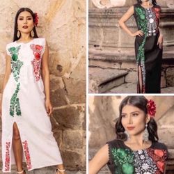 Vestidos Mexicanos Bordados ✨ Mexican Dresses & Blouses, Women & Girls ✨ ✨ Prices Vary - Precios Variados 