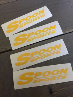 Spoon wheels decal jdm rims sticker regamaster Desmond