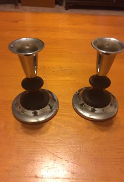 Kromex candle holders