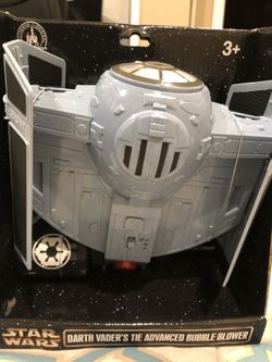 New bubble machine. Star Wars. Tie fighter With batteries