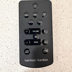 Harmon/Kardon Advanced Bluetooth Soundbar remote.