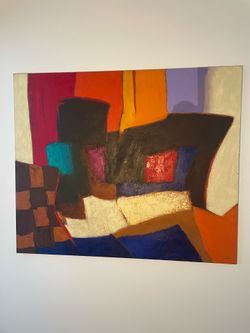 Serie Abstracto, Oil on canvas, Carlos Cadavid (b.1946) (signed)