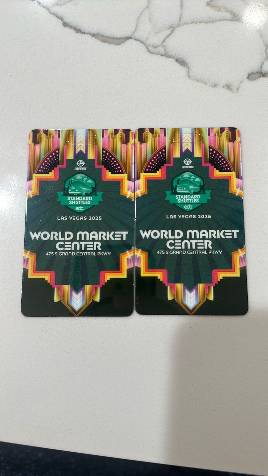 EDC Las Vegas Shuttle Passes