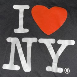 I Heart Love NY New York NYC Black White And Red Vintage Y2K Shirt