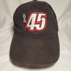 Kyle Petty Nascar 45 Hat Cap Chase Red Black Snapback Brawny Racecar Vtg Georgia