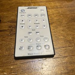 Bose Remote Control For Bose Wave Radio II AWR1B1 AWR1B2 Music System White