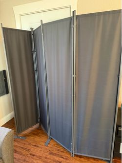 6 ft tall partition - new hardly used