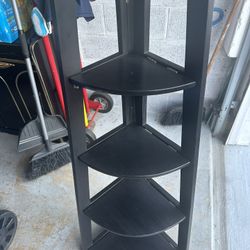 Foldable Corner Shelf Unit 