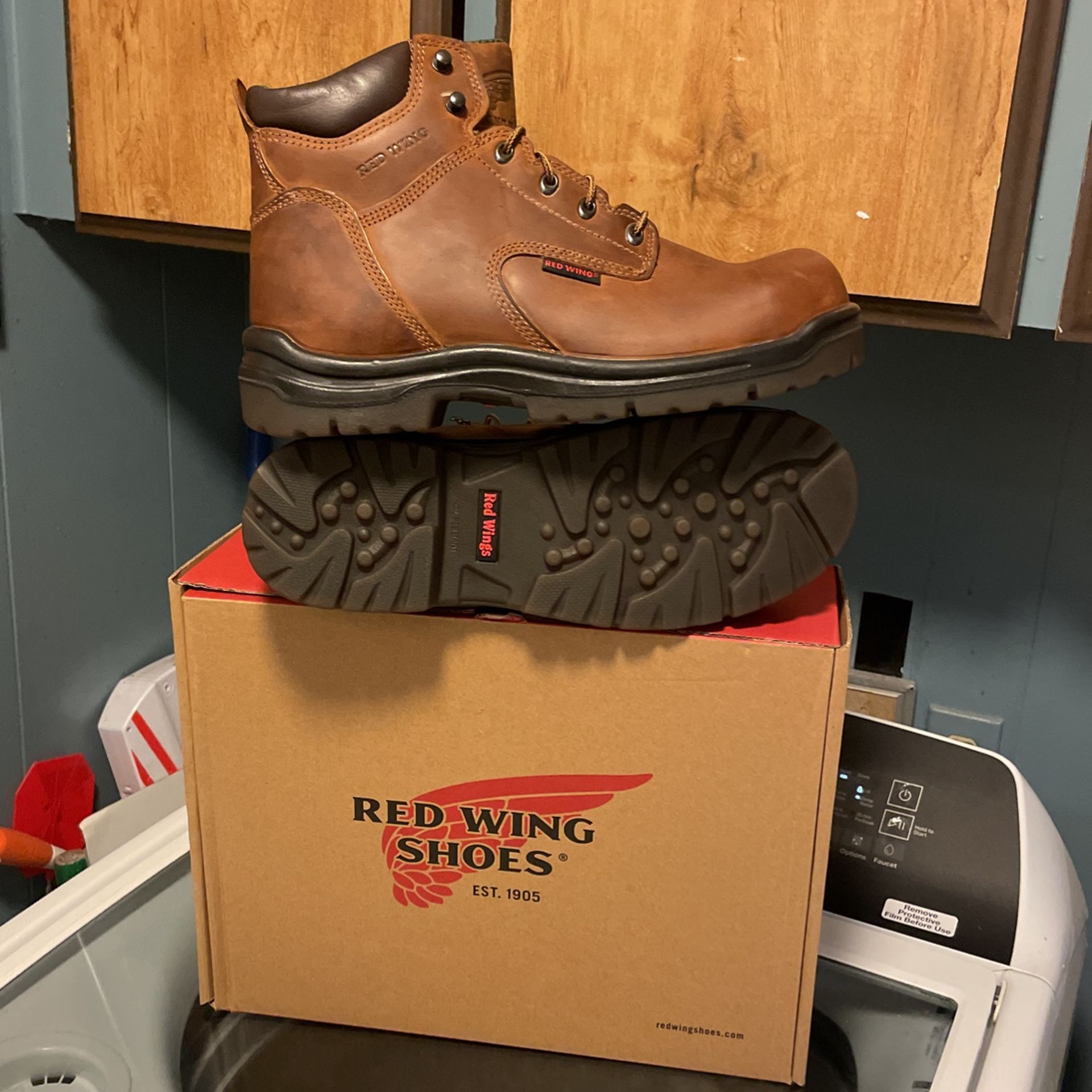 Red wings Boots Steel Toe