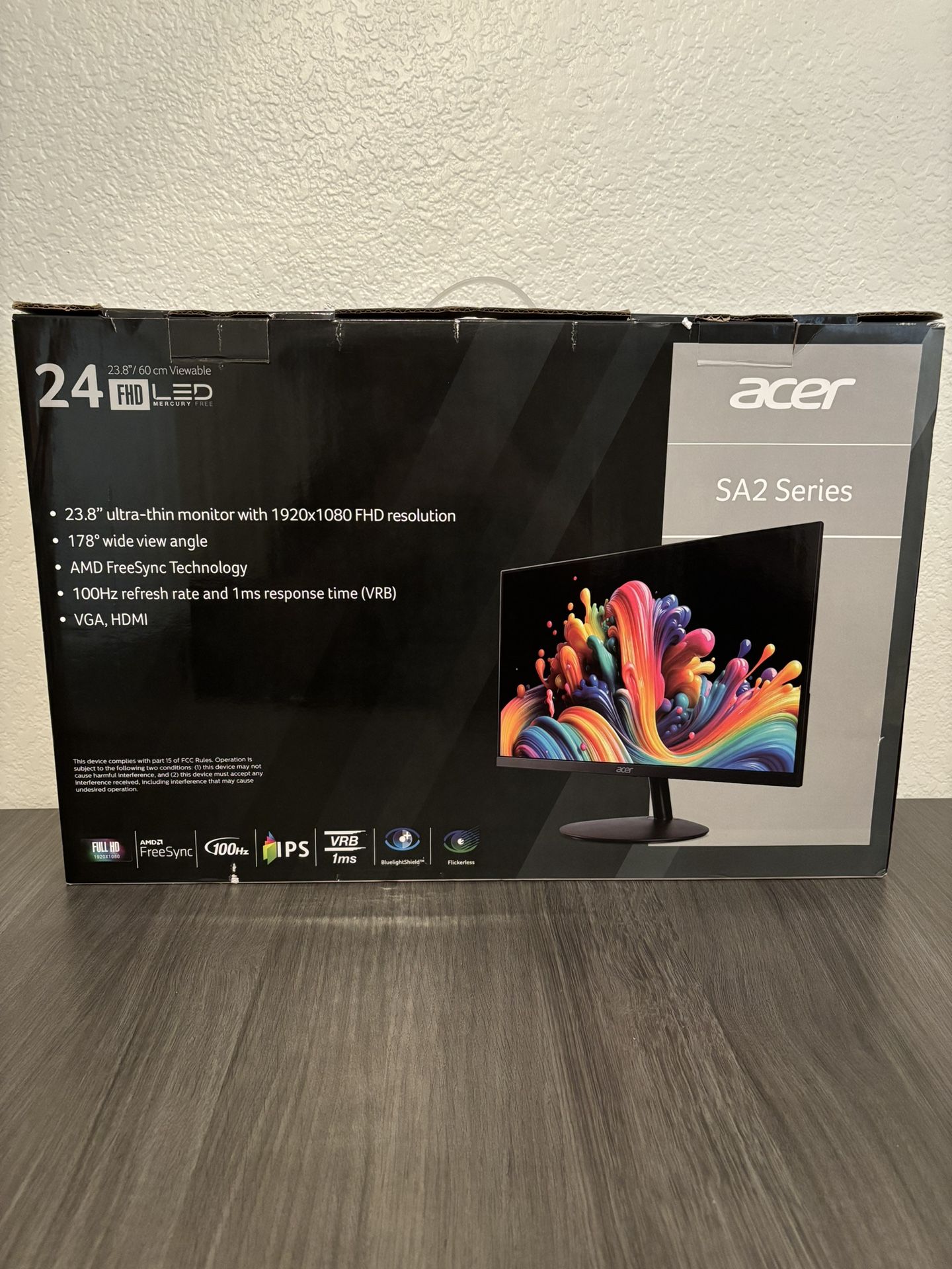 Acer 23.8” Ultra-thin Monitor