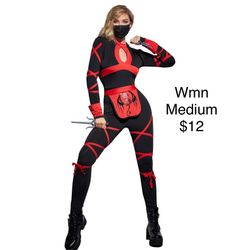 Women’s Ninja Costume Halloween Medium