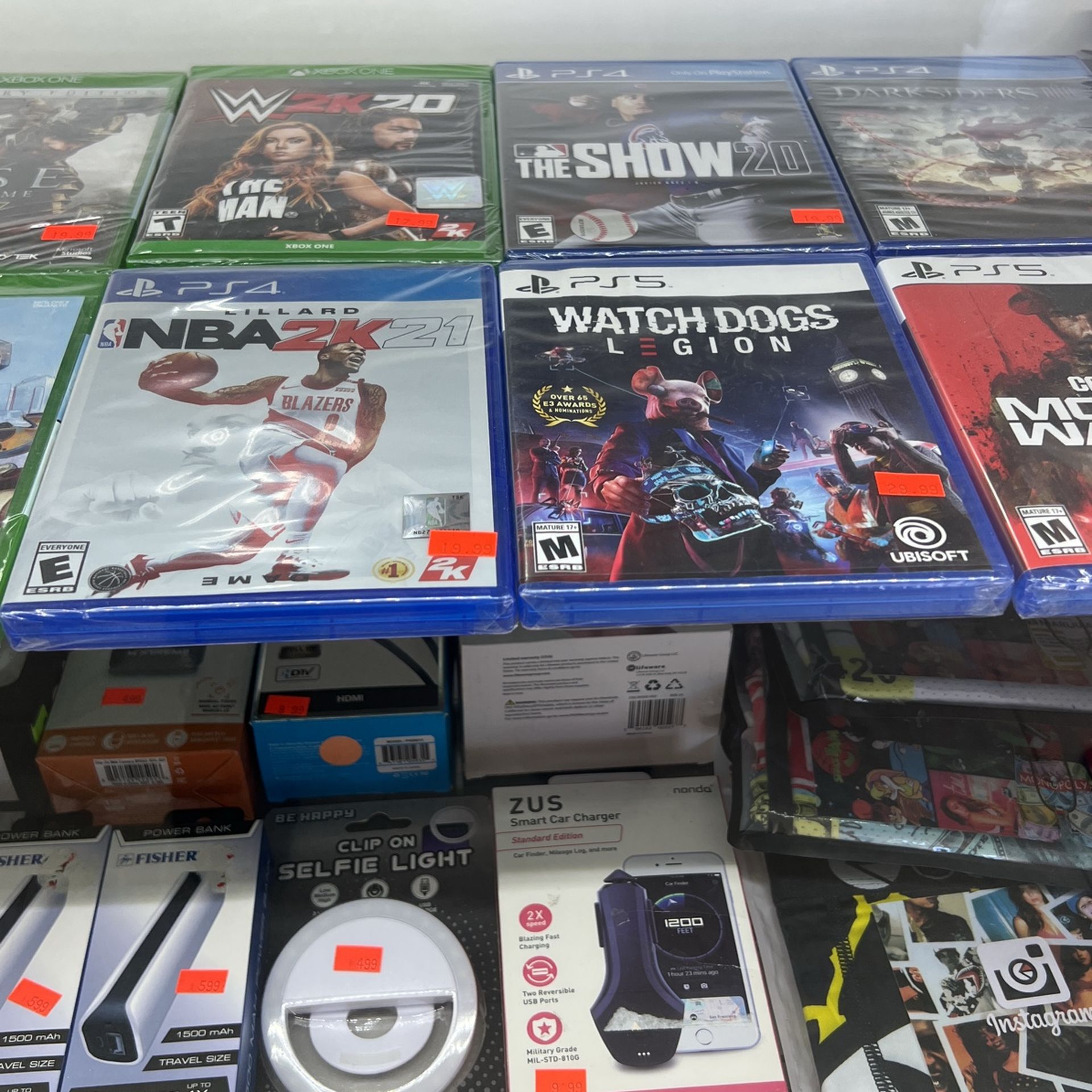 Xbox One PS4 And Ps5 Games Modern Warfare Watchdogs NBA 2k Wwe The Show FIFA