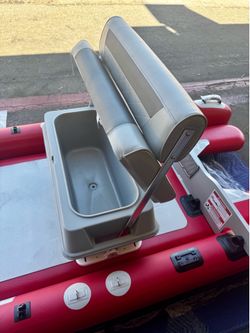 Cooler Seat Swingback reversible 70 Quart Wise Offshore boat skiff inflatable Fastcat center console ice chest