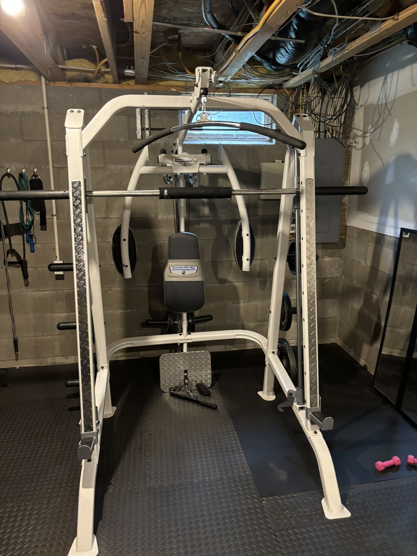 Smith Machine, Pec Deck, Row