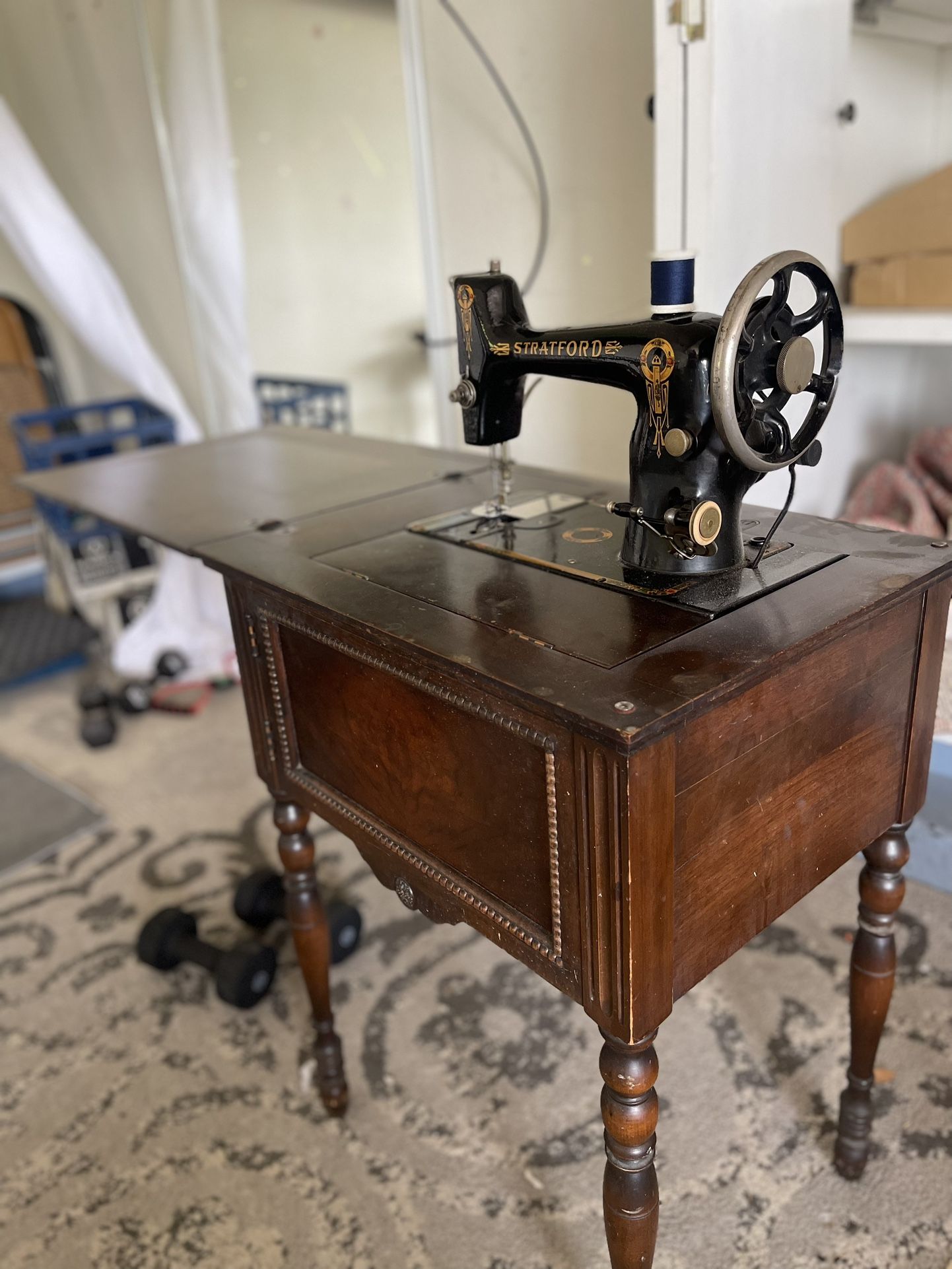 Antique Stratford Sewing Machine