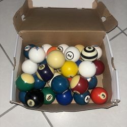 Pool Table Balls 