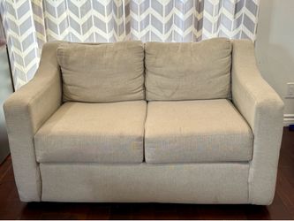 Beige color love seat