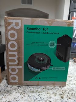 Roomba 104 new version Combo robot and AutoEmpty Dock