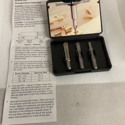 CRAFTSMAN SCREW-OUT SCREW REMOVERS Model 52154 NIB-Fast Ship