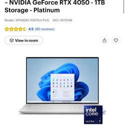 Dell XPS 16 - 16.3" 2K Laptop - Platinum