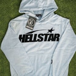 BABY BLUE HELLSTAR HOODIE 