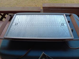 Vintage hot iron plate