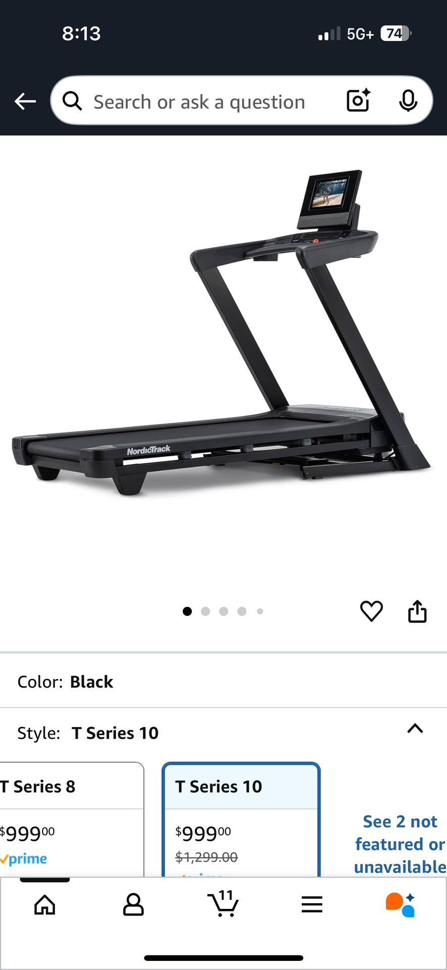 NordicTrack Treadmill T Series 10