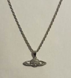 Vivienne Westwood Silver Mini Bas Relief Necklace Chain Men’s/Woman’s