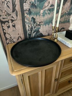 Large Decorative Metal Tray