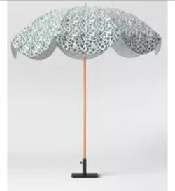 2 outside umbrellas  covers