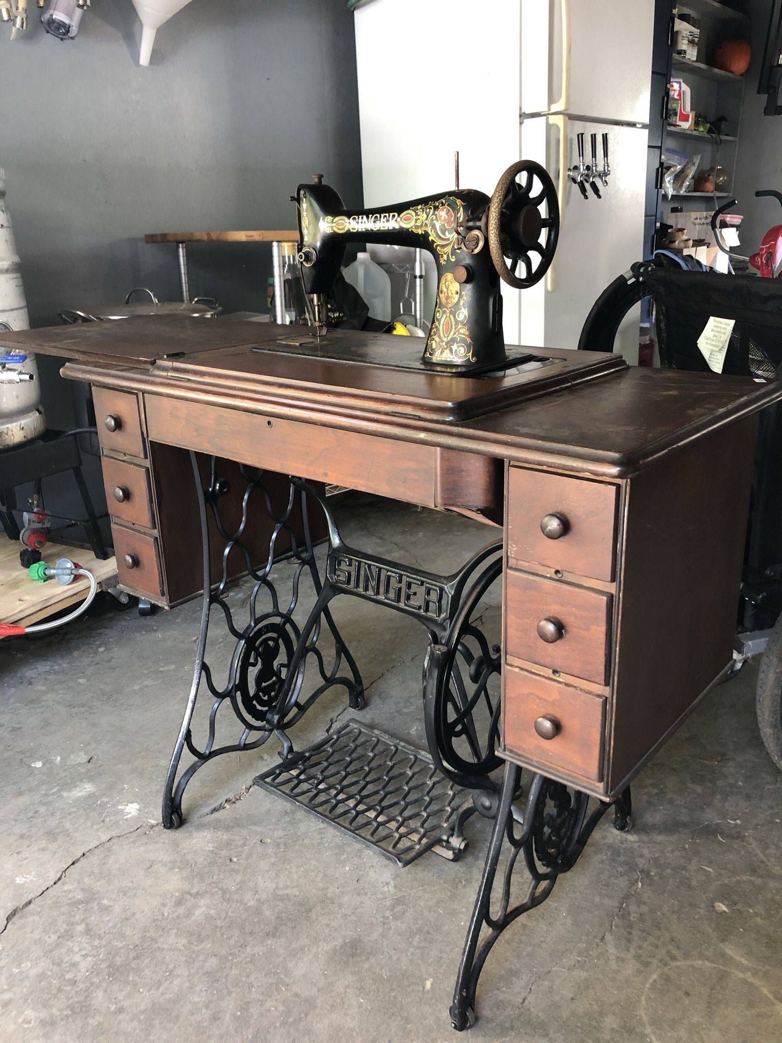 Singer 66 “red-eye” Treadle Sewing Machine