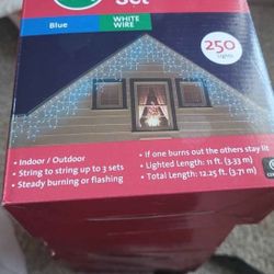 Blue Icecicle Lights 6 Boxes