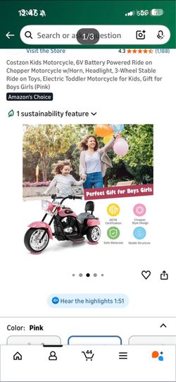 Kids electronic car /bumper car / bike
