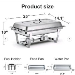 New Stainless Steel Chafing Dish Set