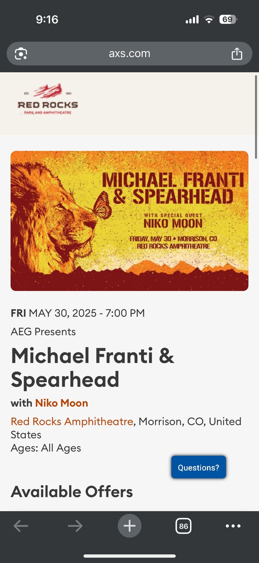 Michael Franti - Red Rocks