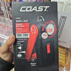 1000 Lumen Adjustable Focus High/Med/Low Beam Magnetic Work Light (Coast PM300)