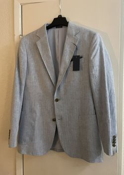 Mans Light Blue Blazer. Sz 40R. Boxelder Dr 92563
